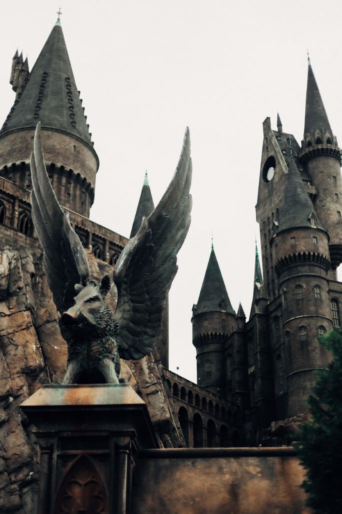 Entrance to Harry Potter and the Forbidden Journey at Hogwarts