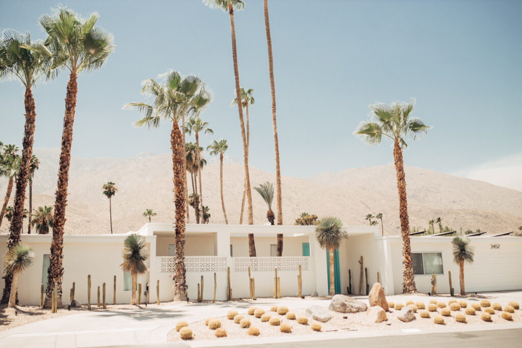 Sharing honest reflections of a weekend in Palm Springs in my Palm Springs travel guide 🌴 My Palm Springs travel diary features everything I loved and didn’t love about my trip to the California desert. The mid-century modern Palm Springs style is definitely worth the trip ✨#palmsprings #california